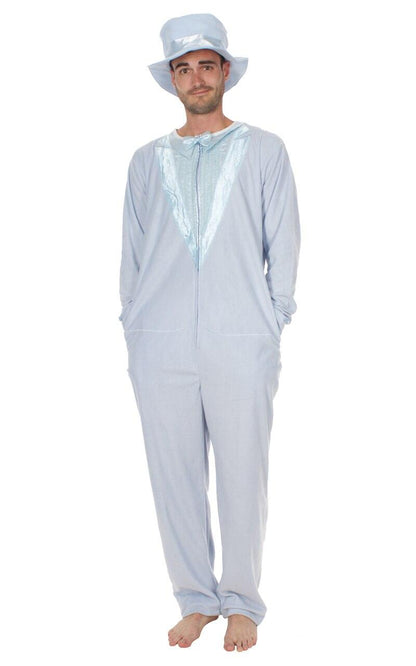 Dumb and Dumber Tuxedo One Piece Pajama with Top Hat