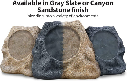 SoundPro Bluetooth Multi-Link Solar Rechargeable Wireless Rock Speaker