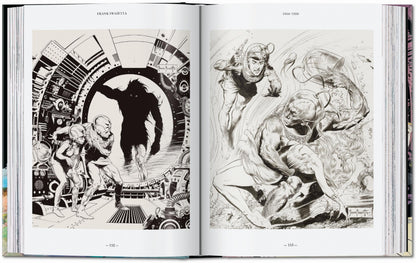 The Fantastic Worlds of Frank Frazetta. 45th Ed. (German, French, English) Book