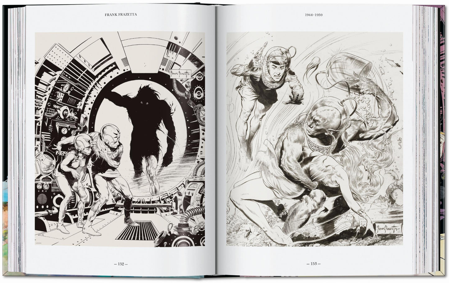 The Fantastic Worlds of Frank Frazetta. 45th Ed. (German, French, English) Book
