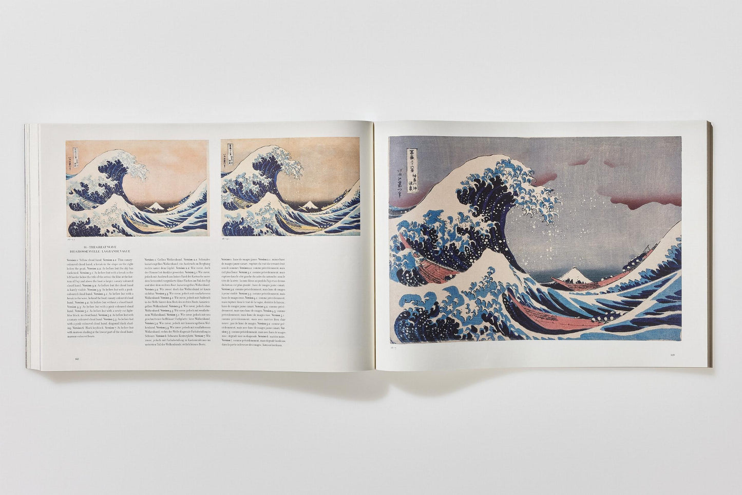 Hokusai. Thirty-six Views of Mount Fuji (German, French, English) Book