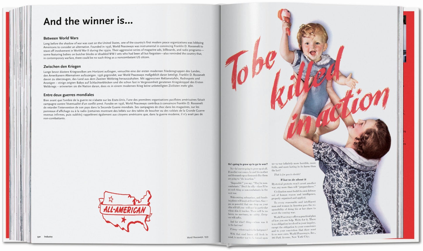 All-American Ads of the 30s (German, French, English) Book