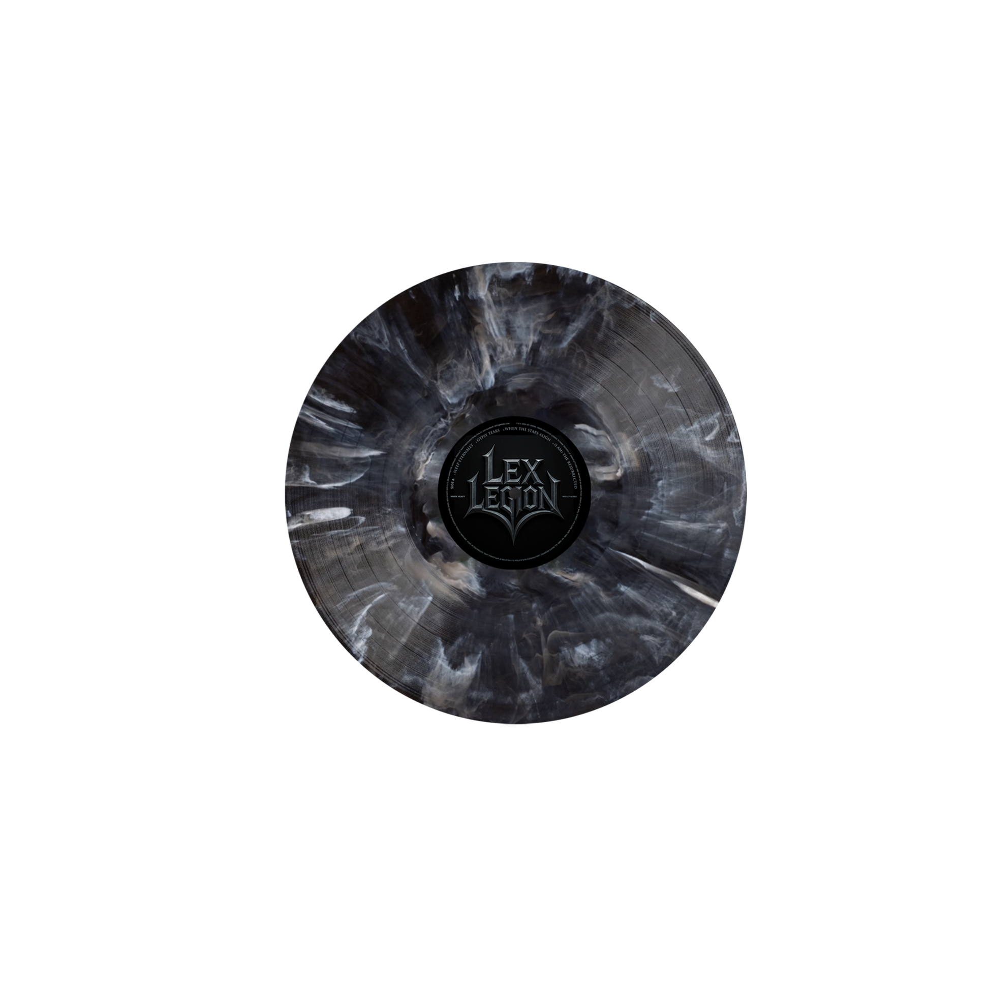 Lex Legion - “Lex Legion” on Ashen Marble Vinyl Record
