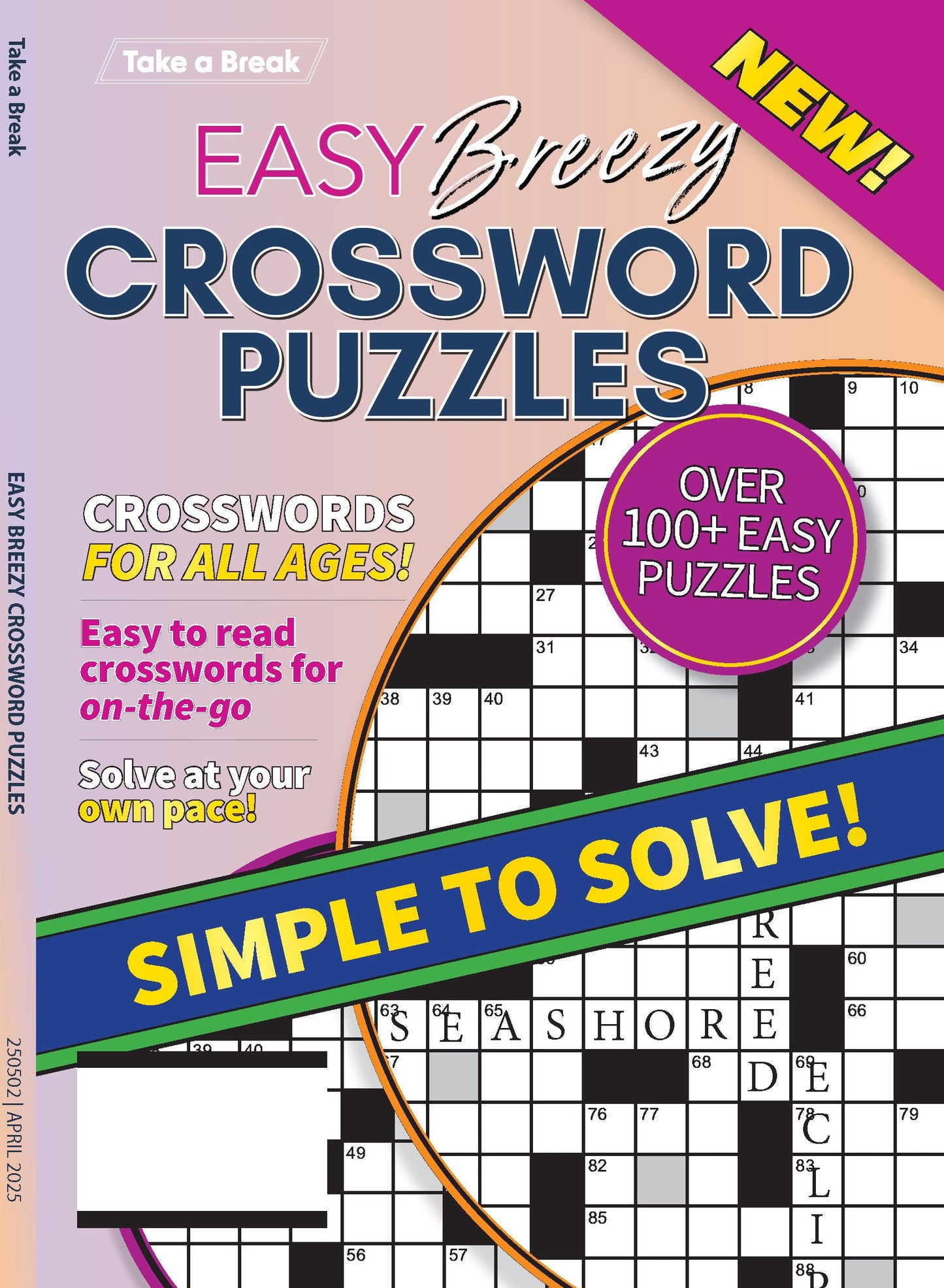 Take a Break - Easy Breezy Crossword 25.01.24: Over 100 Easy Puzzles, Crosswords For All Ages, Simple To Solve, Enjoy Hours Of Mind-Boosting Fun & More!