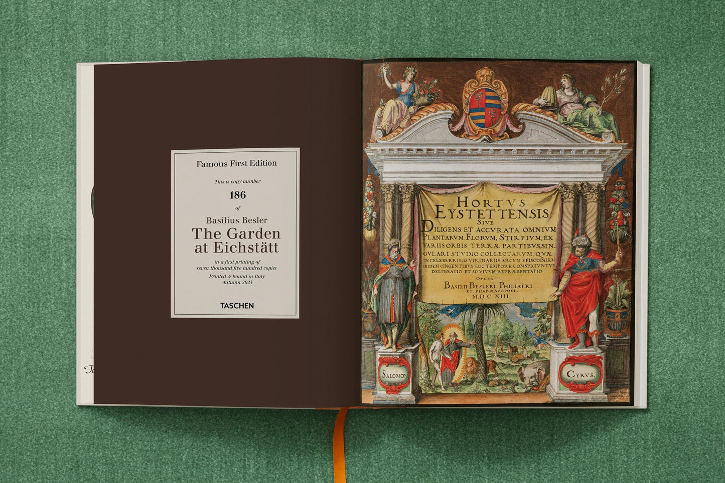 Basilius Besler. The Garden at Eichstätt (German, French, English) (FFE) Book