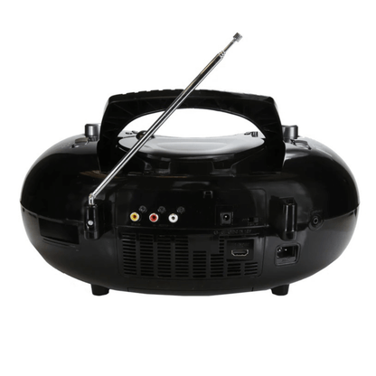 Emerson 7” Bluetooth DVD Boombox with HD-INPUT AM/FM Radio and Stereo Speakers