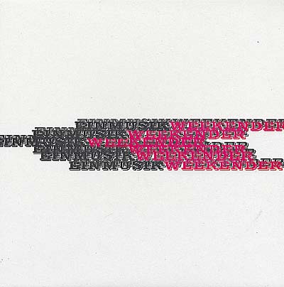 EINMUSIK - Weekender Vinyl Record