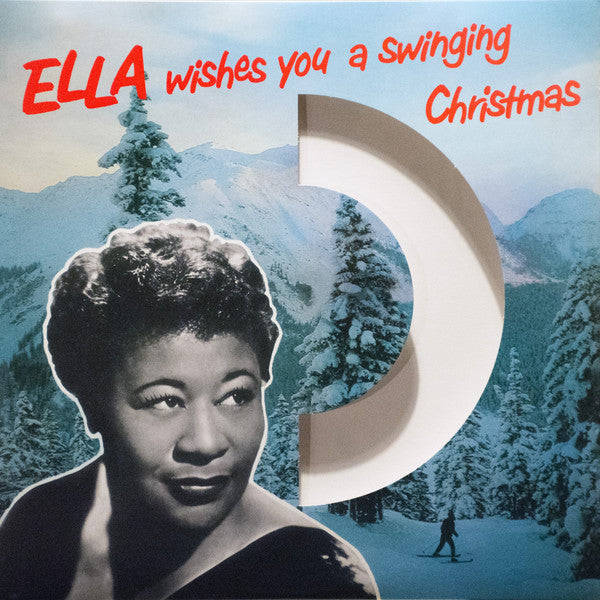 Ella Fitzgerald Ella Wishes You A Swinging Christmas DOL LP, Album, RE, Whi   Vinyl Record