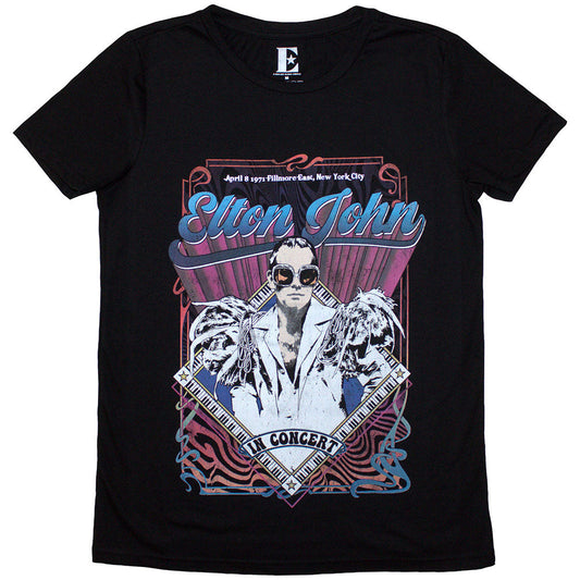Elton John Psych Vintage [T-Shirt] Officially Licensed