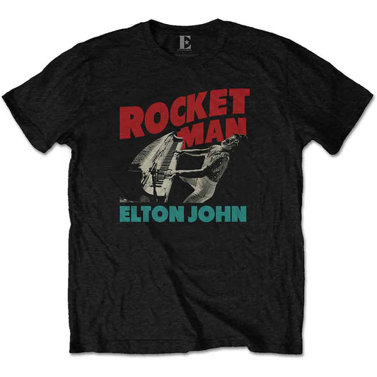 Elton John Rocketman Piano Mens T Shirt Officially Licensed