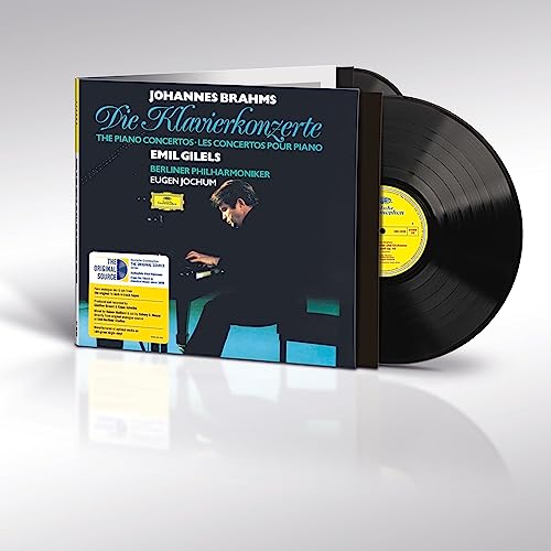 Emil Gilels/Berliner Philharmoniker/Eugen Jochum - Brahms: Piano Concertos Nos. 1 & 2 [The Original Source Series] [2 LP] Vinyl Record