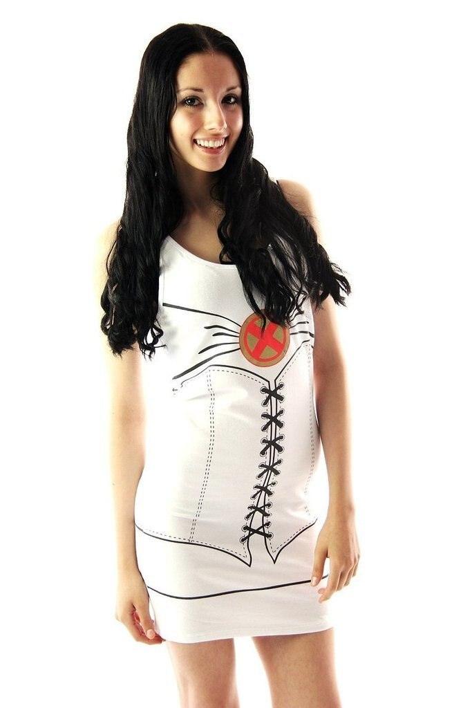 Emma Frost White Queen Tunic Tank Dress