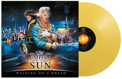 Empire Of The Sun  Walking On A Dream Limited Edition Colored Vinyl Mustard Yellow Vinyl Record