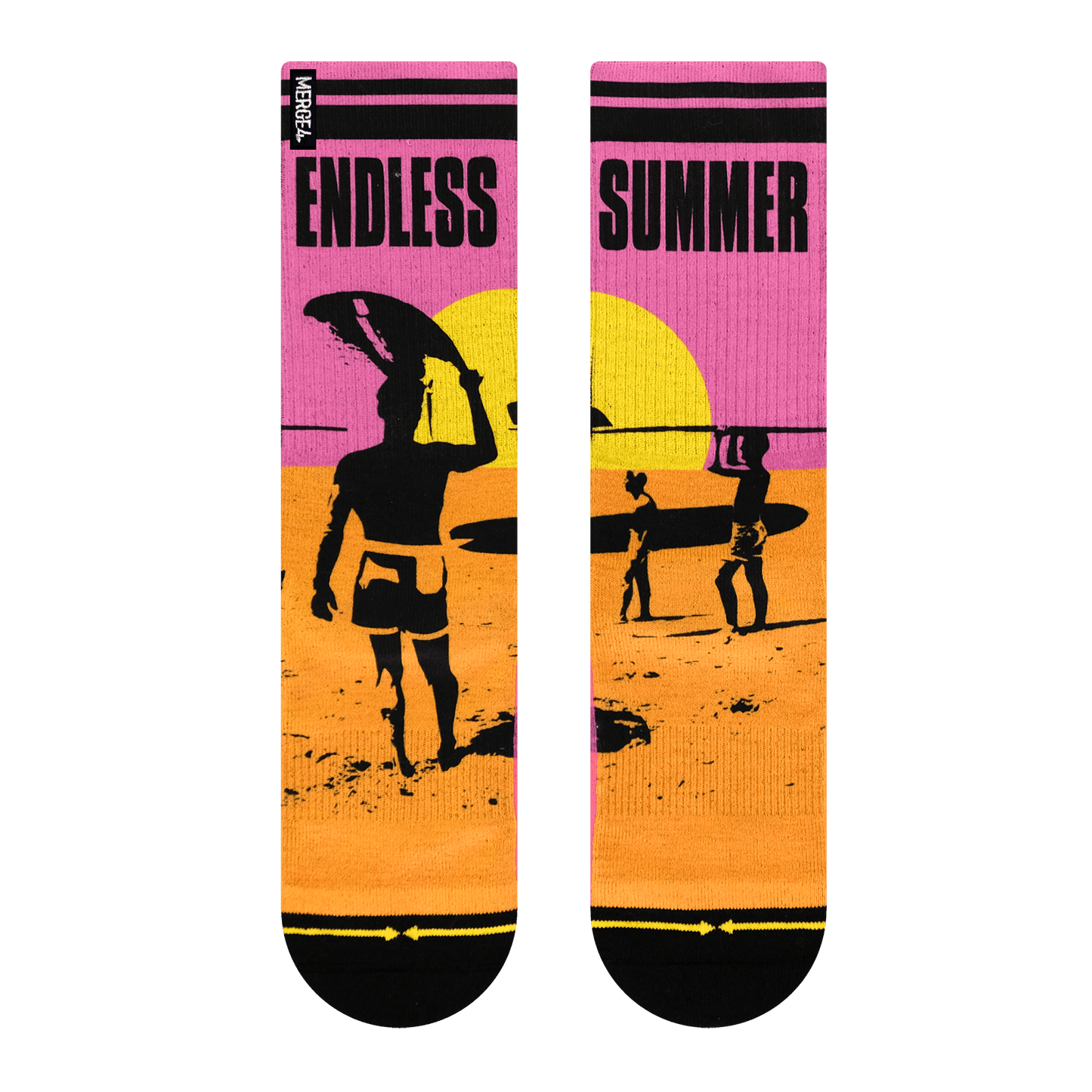 Endless Summer Adult Crew Socks