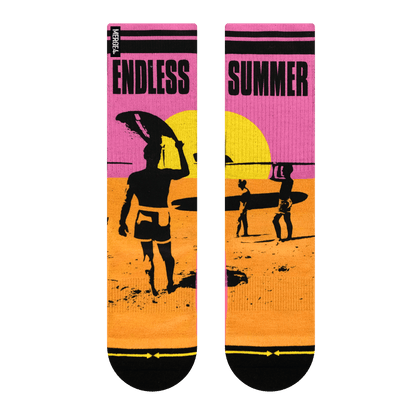 Endless Summer Adult Crew Socks