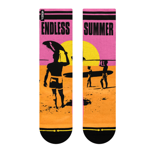 Endless Summer Adult Crew Socks