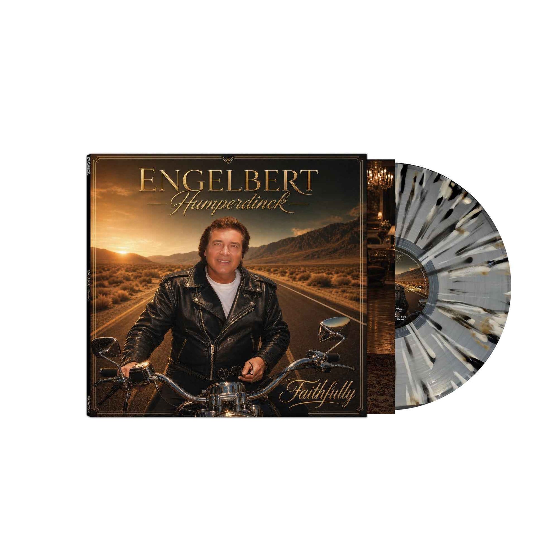 PRE-ORDER Engelbert Humperdinck - Faithfully [Black/Clear/Gold/White Splatter] [Vinyl] Vinyl Record
