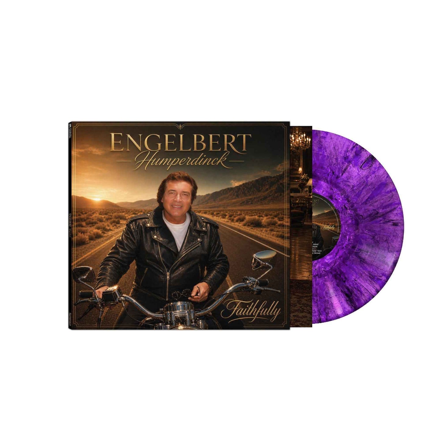 PRE-ORDER Engelbert Humperdinck - Faithfully [Black/Purple Marble] [Vinyl] Vinyl Record