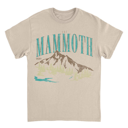 Ski Mammoth Tan T-Shirt Officially Licensed