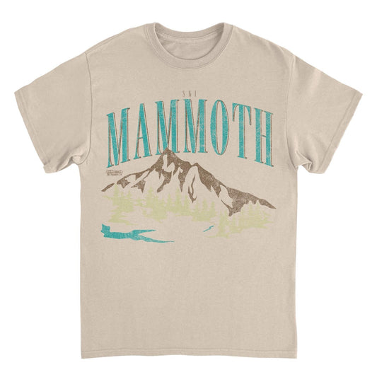 Ski Mammoth Tan T-Shirt Officially Licensed