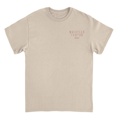 Snowboarding Whistler Light Front & Back Print T-Shirt Officially Licensed