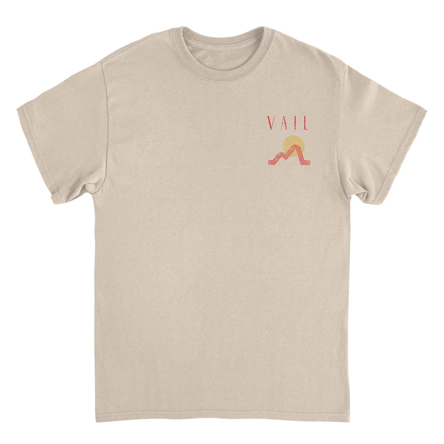 Skiing & Snowboarding Vail Front & Back Print T-Shirt Officially Licensed