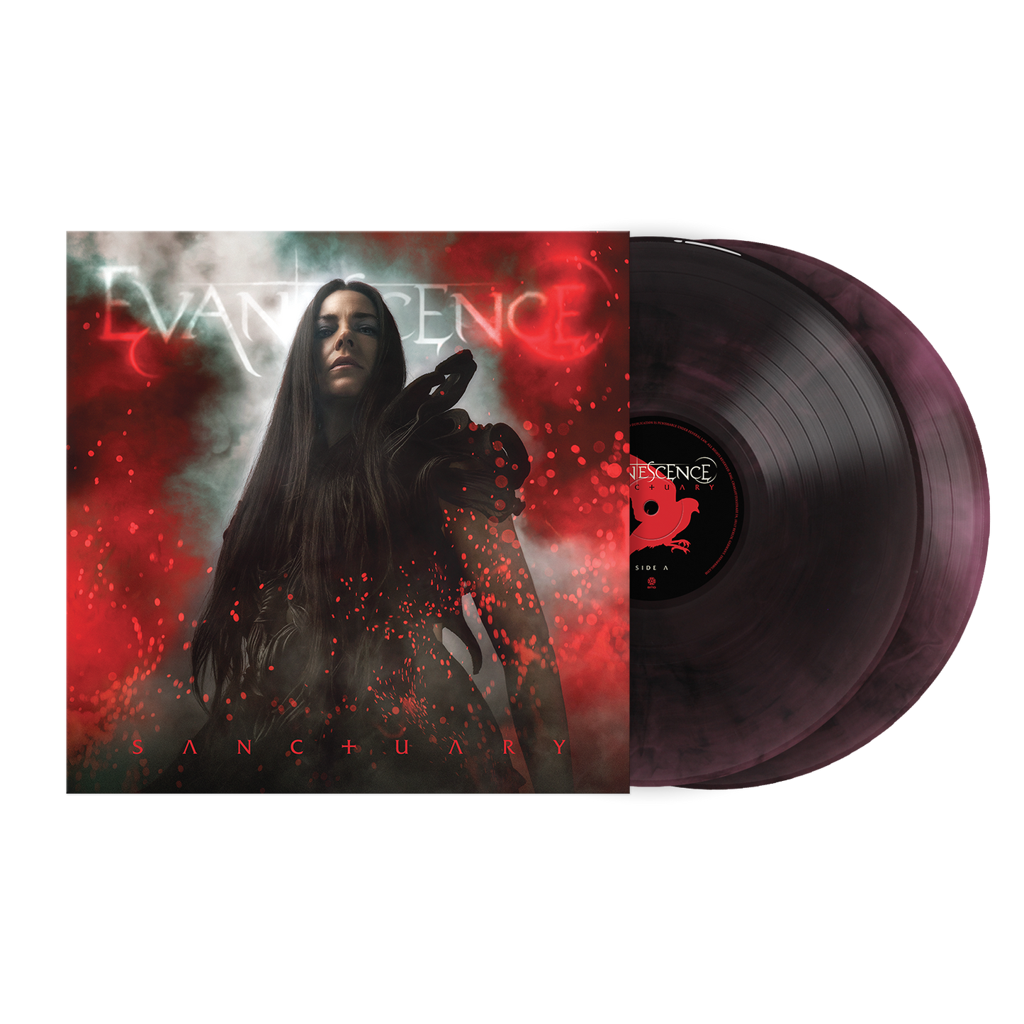 PRE-ORDER Evanescence - Sanctuary (Indie Exclusive) [Deep Purple & Black Marble] [2LP] [Vinyl] Vinyl Record