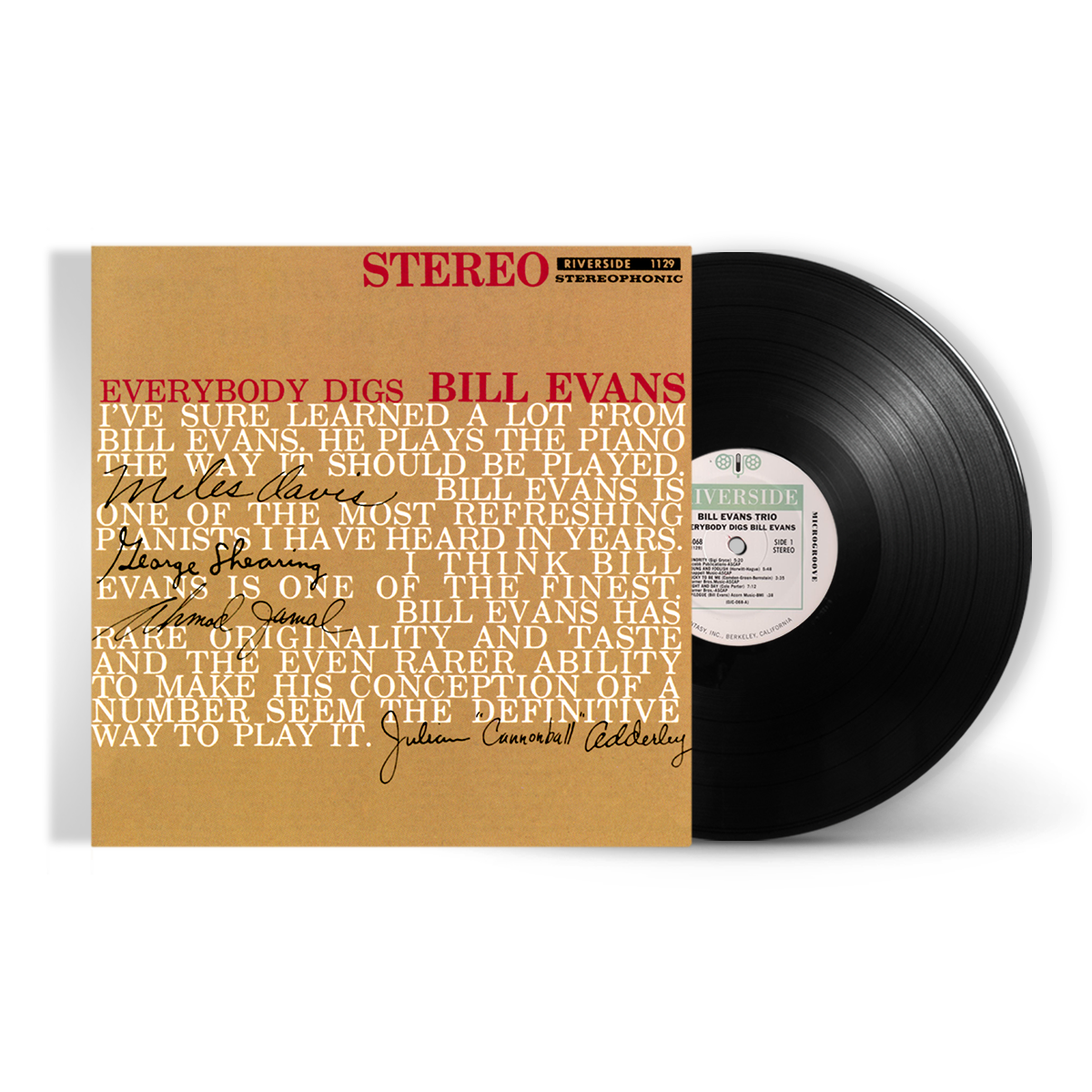 Everybody Digs Bill Evans (LP) Vinyl Record