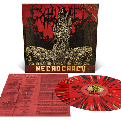 Exhumed - Necrocracy (Blood Red with Splatter) Vinyl Record