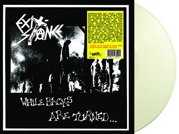 EXIT-STANCE - While Backs Are Turned... (White Vinyl) Vinyl Record