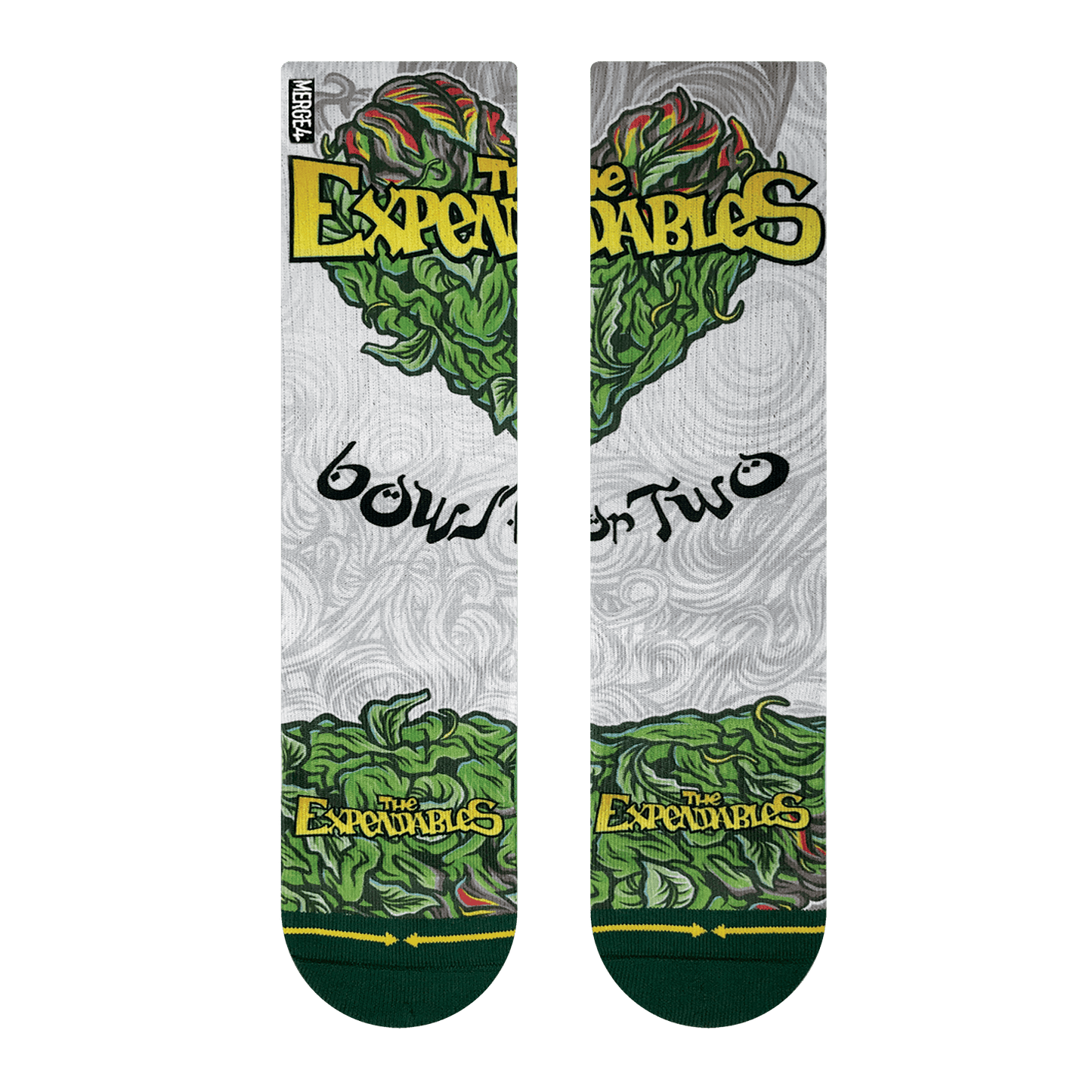 The Expendables Bowl For Two Adult Crew Socks