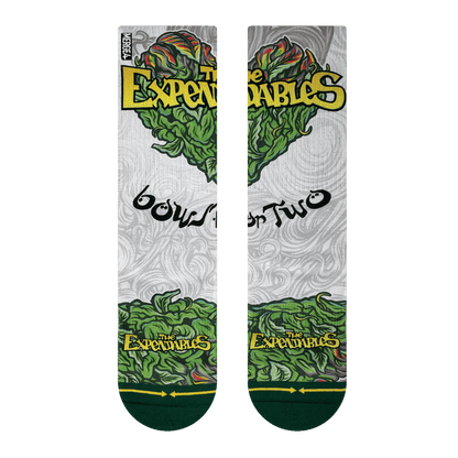 The Expendables Bowl For Two Adult Crew Socks