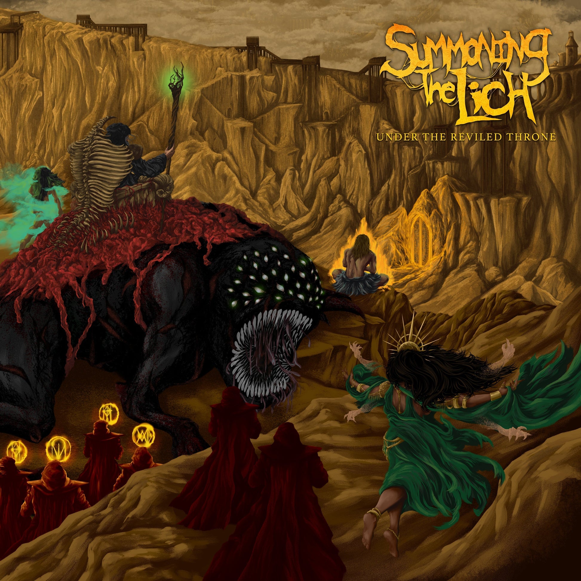 Summoning The Lich "Under The Reviled Throne" Music CD