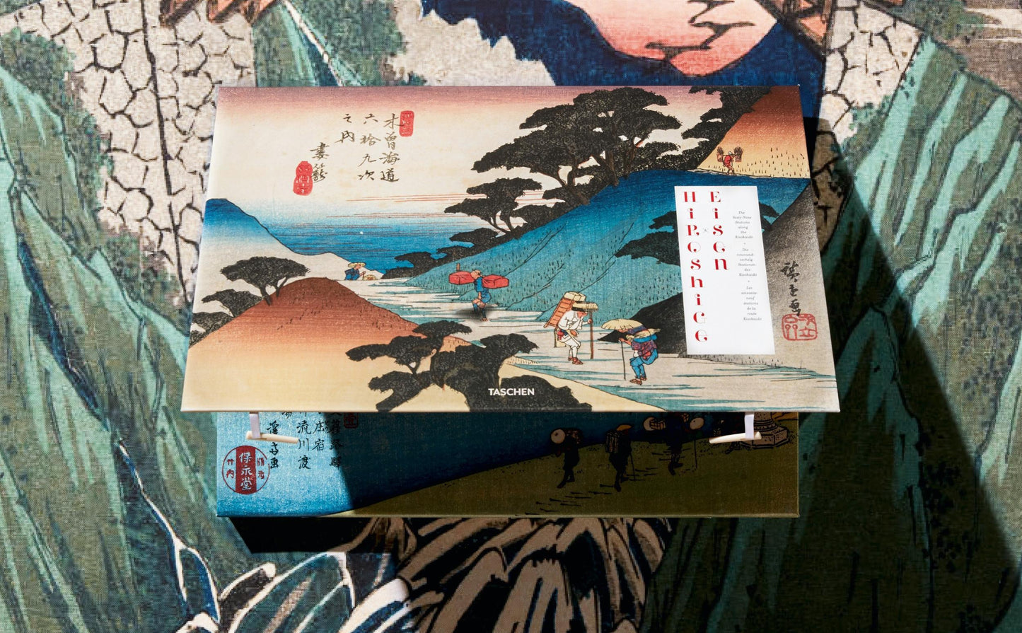 Hiroshige & Eisen. The Sixty-Nine Stations along the Kisokaido (German, French, English) Book
