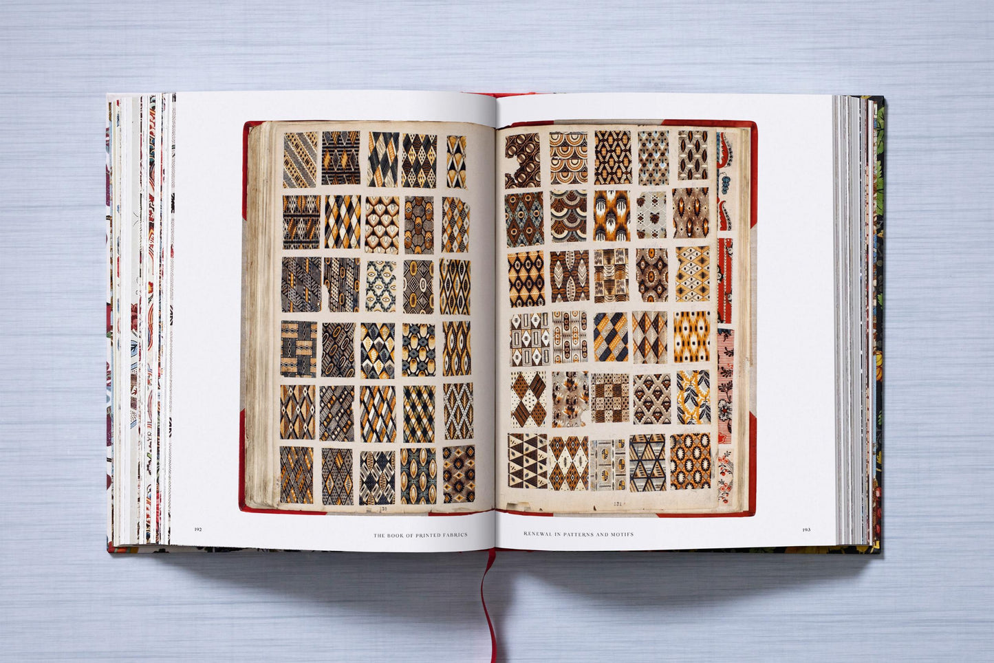 The Book of Printed Fabrics. From the 16th century until today (German, French, English) Book