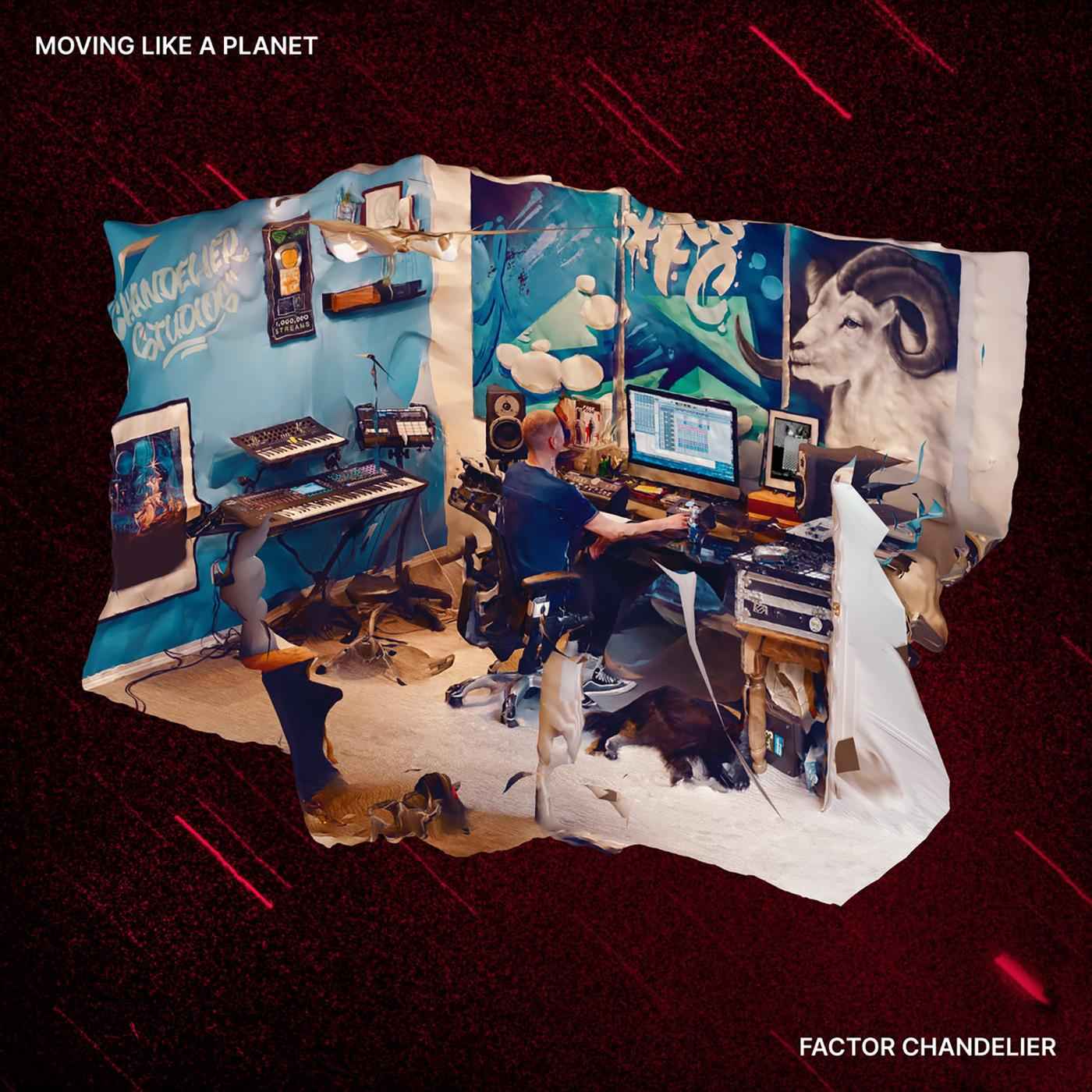 Factor Chandelier - Moving Like A Planet (Dark Red Vinyl) [Vinyl] Vinyl Record