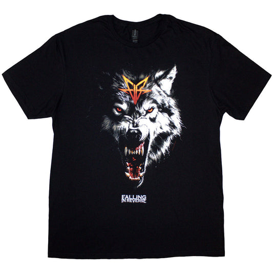 Falling In Reverse Wolf Mens T Shirt Black