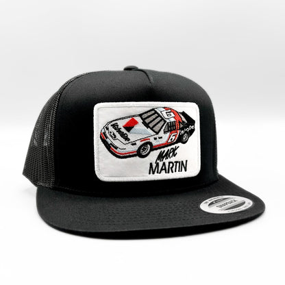Mark Martin Nascar Racing Snapback Trucker Hat Black