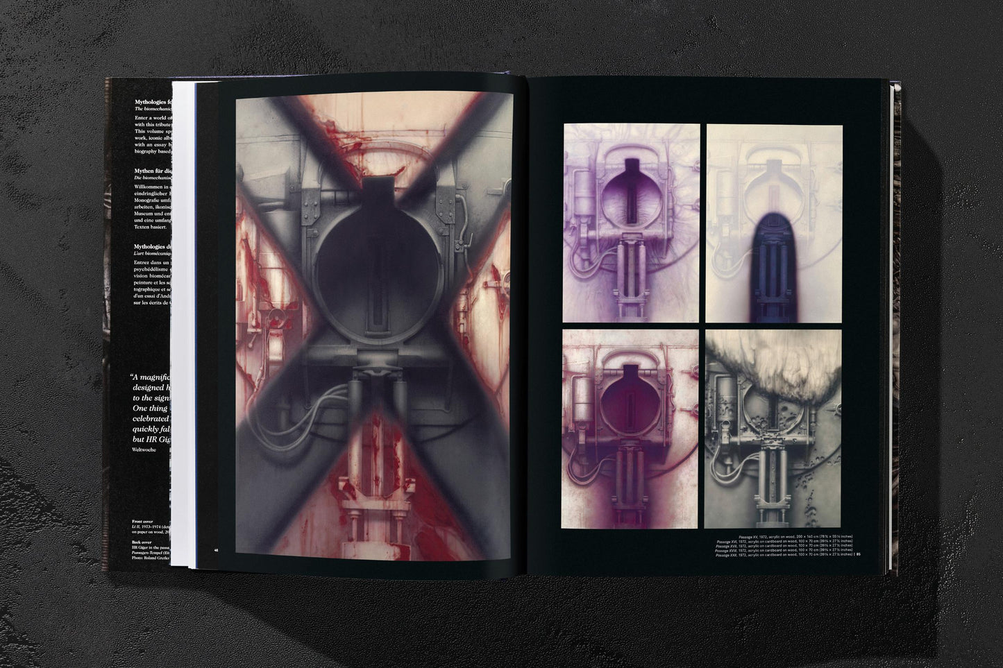 HR Giger (German, French, English) Book