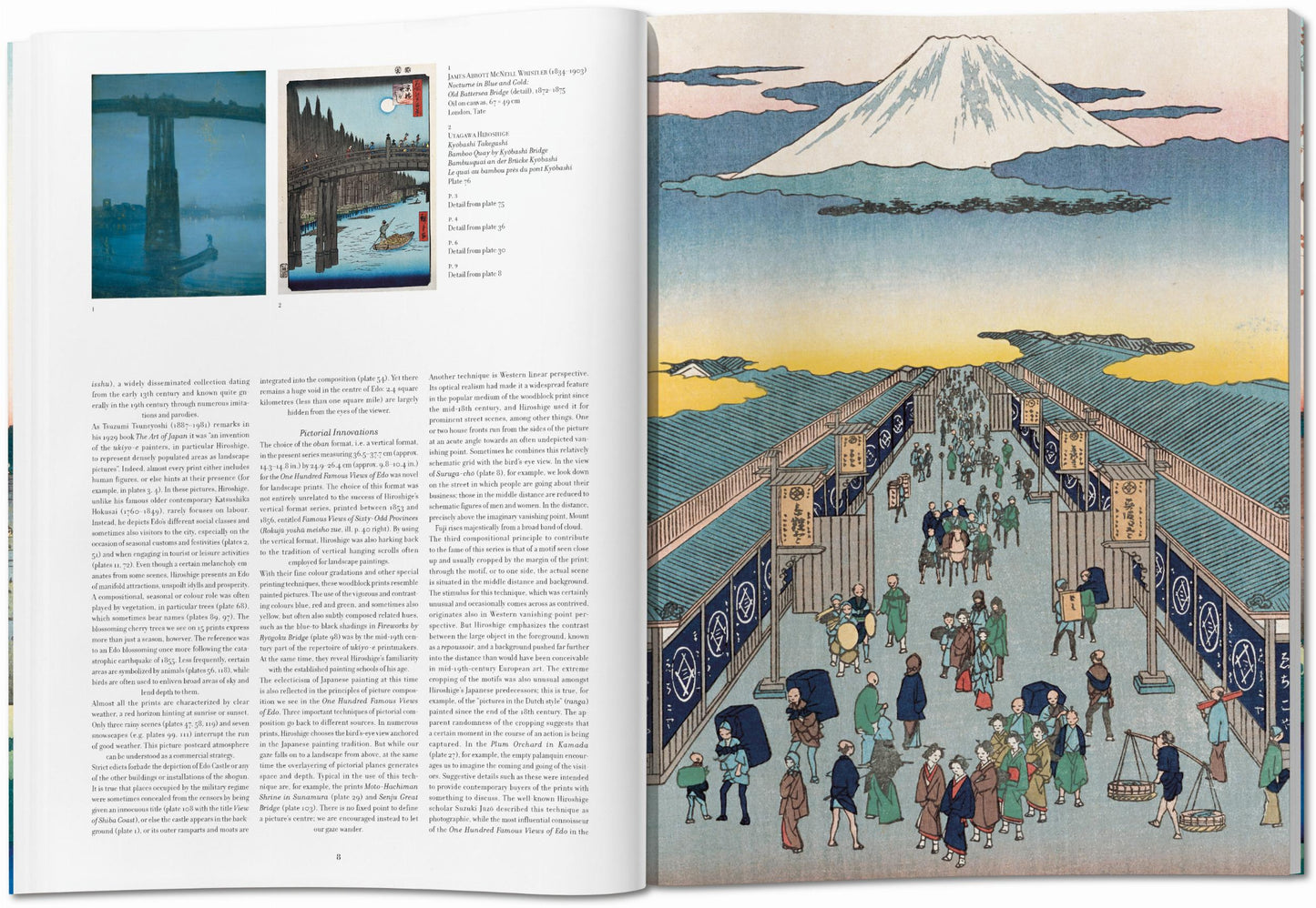 Hiroshige. One Hundred Famous Views of Edo (German, French, English) Book