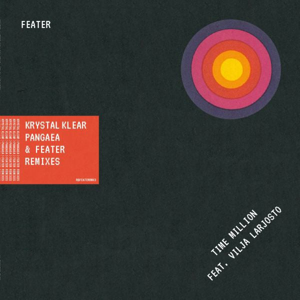 FEATER - Time Million feat. Vilja Larjosto (Krystal Klear, Pangaea & Feater Remixes) Vinyl Record