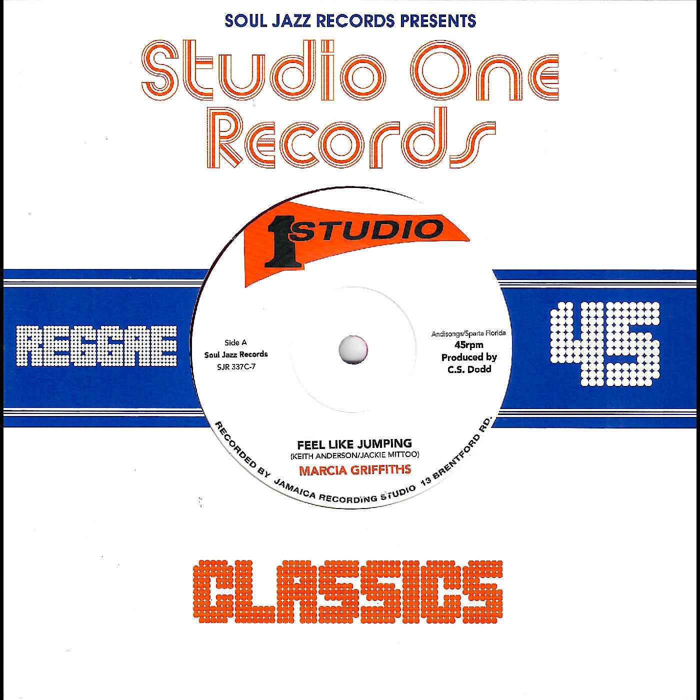 Dub Specialist / Marcia Griffiths - Feel Like Jumping (MAGENTA VINYL) (7") [] Vinyl Record