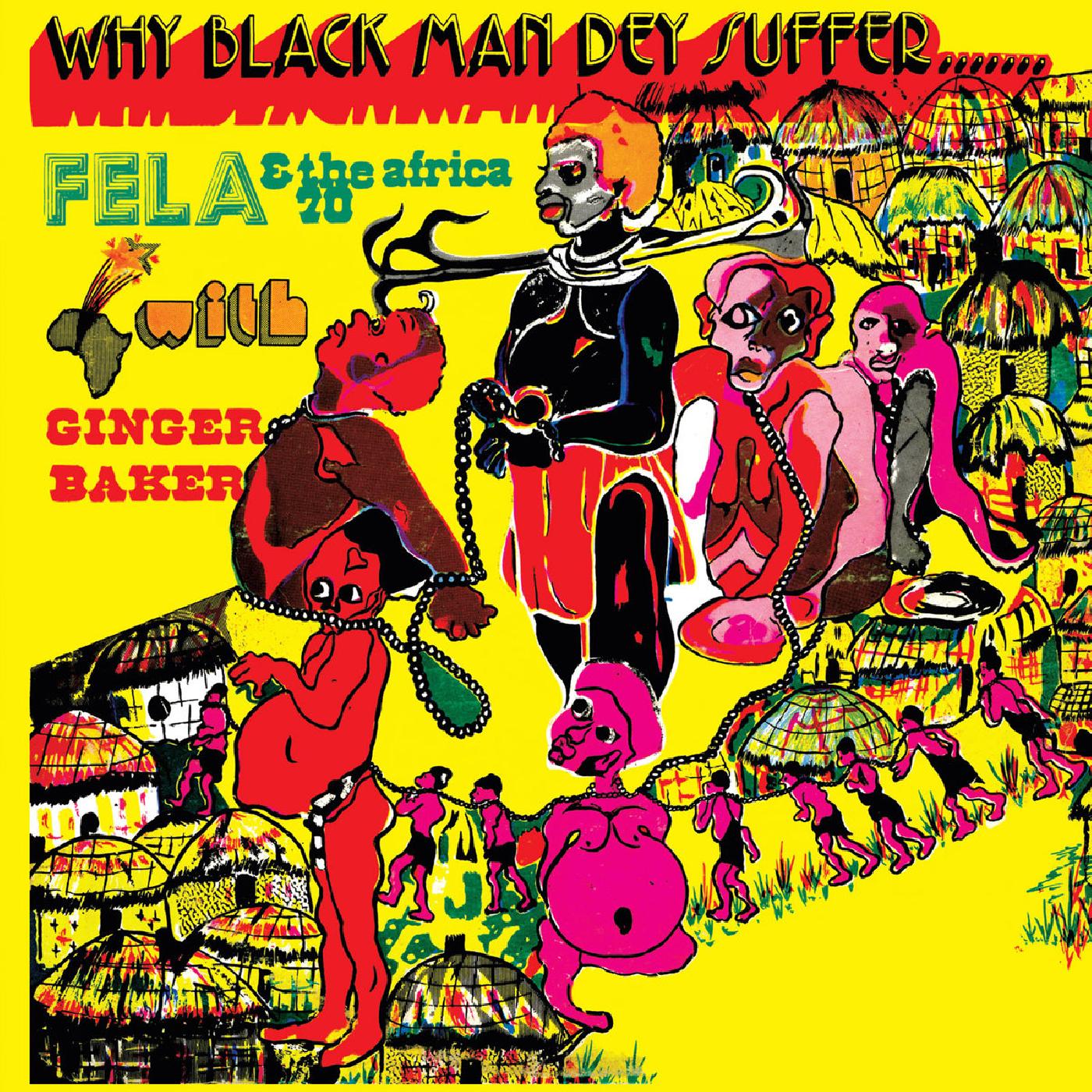 Fela Kuti - Why Black Men They Suffer (TRANSPARENT YELLOW VINYL) Vinyl Record