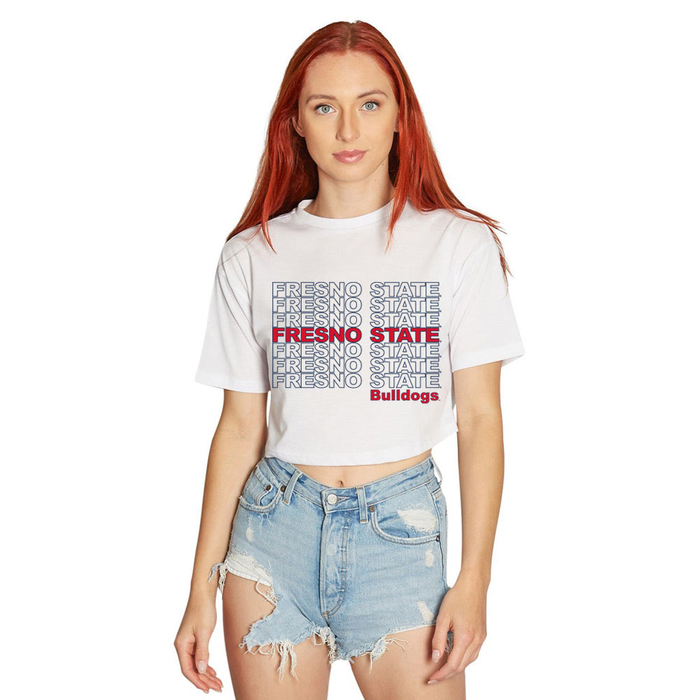 Fresno State Repeat Womens Tee Shirt Officially Licensed