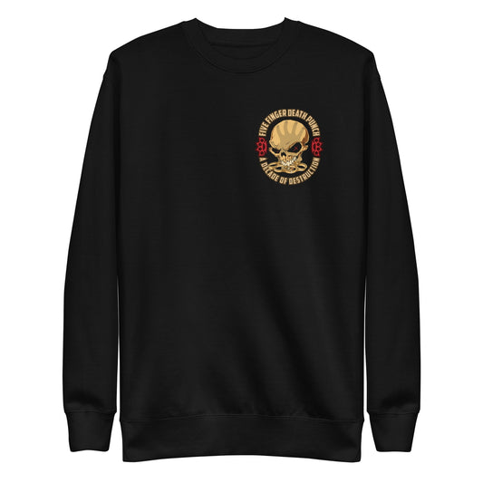 Five Finger Death Punch Small Logo Mens Sweatshirt Black