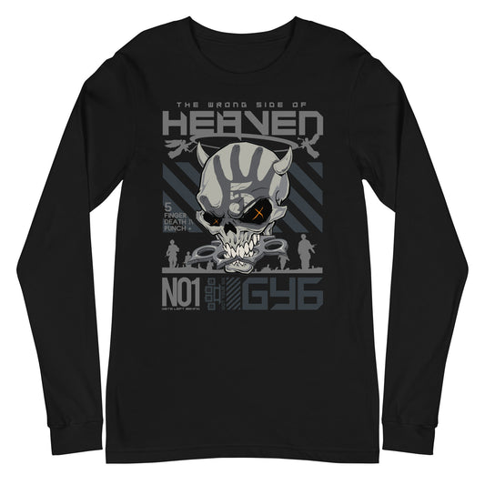 Five Finger Death Punch Wrong Side of Heaven Mens Long Sleeve T Shirt Black