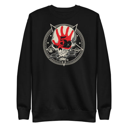 Five Finger Death Punch Circle Logo Mens Sweatshirt Black
