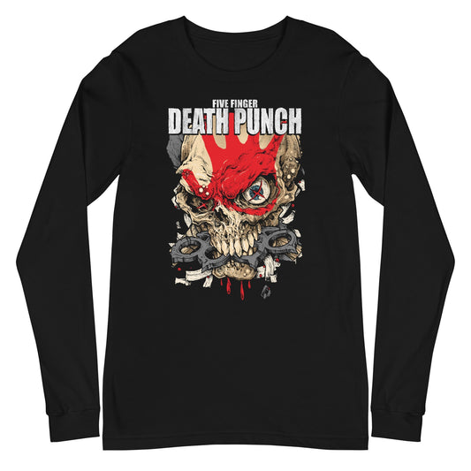 Five Finger Death Punch Knuckle Sandwich Mens Long Sleeve T Shirt Black