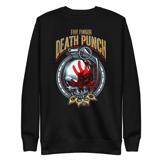 Five Finger Death Punch Brass Knuckle Mens Sweatshirt Black