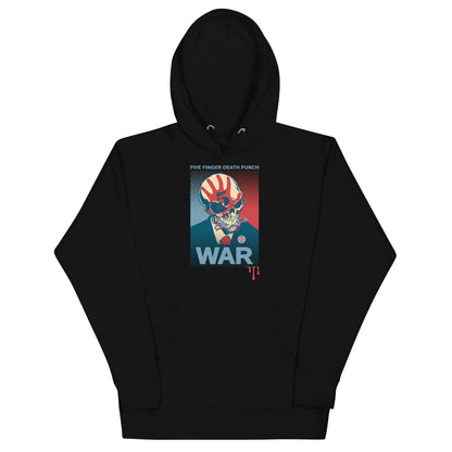 Five Finger Death Punch War Mens Officially Licensed Hoodie Black